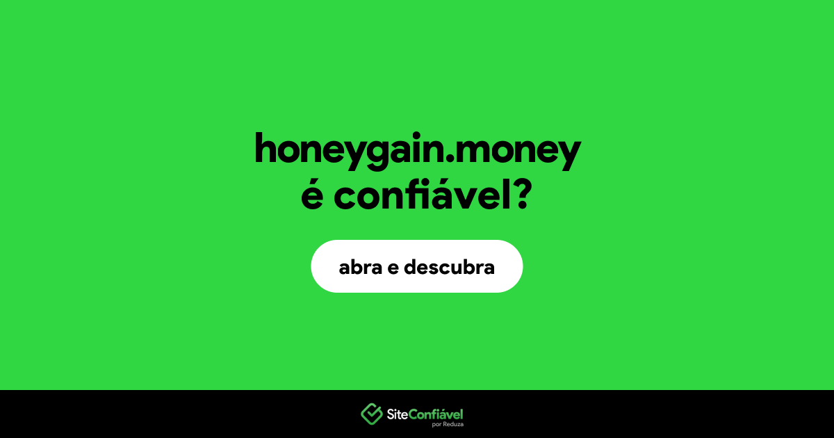 O site honeygain.money é confiável?