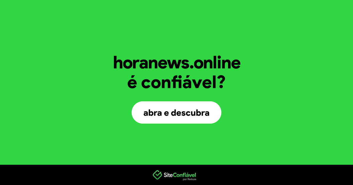 O site horanews.online é confiável?