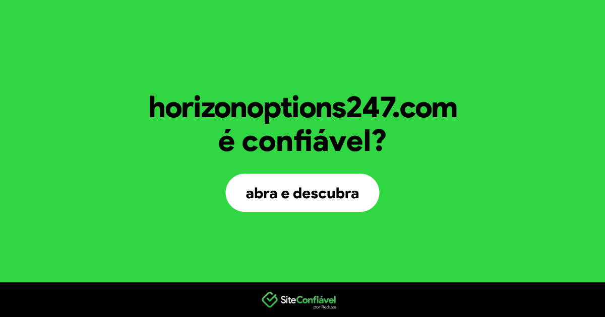 O site horizonoptions247.com é confiável?