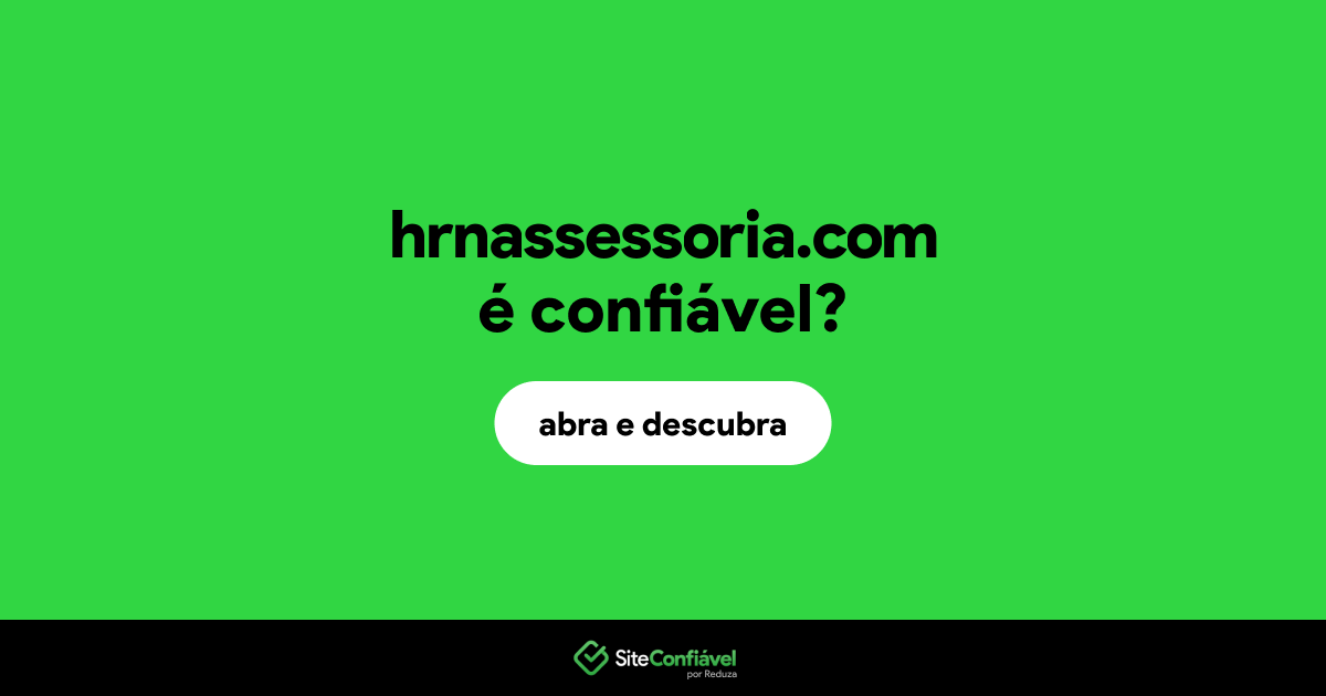 O site hrnassessoria.com é confiável?