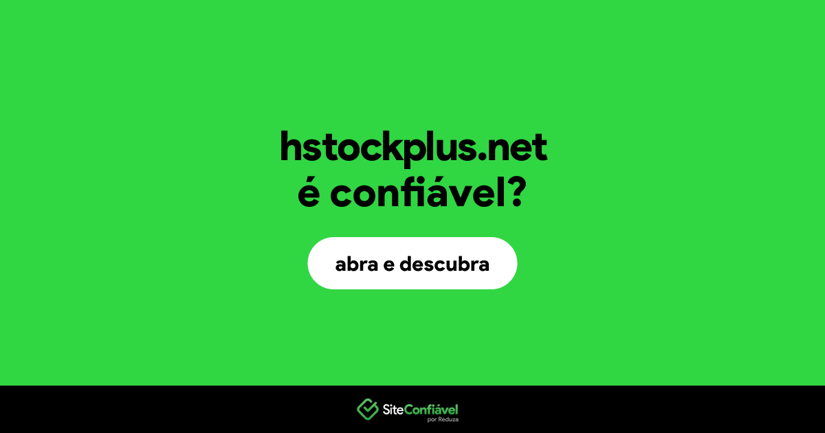 O site hstockplus.net é confiável?