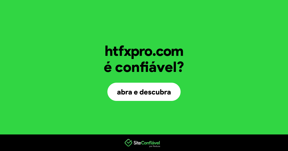 O site htfxpro.com é confiável?