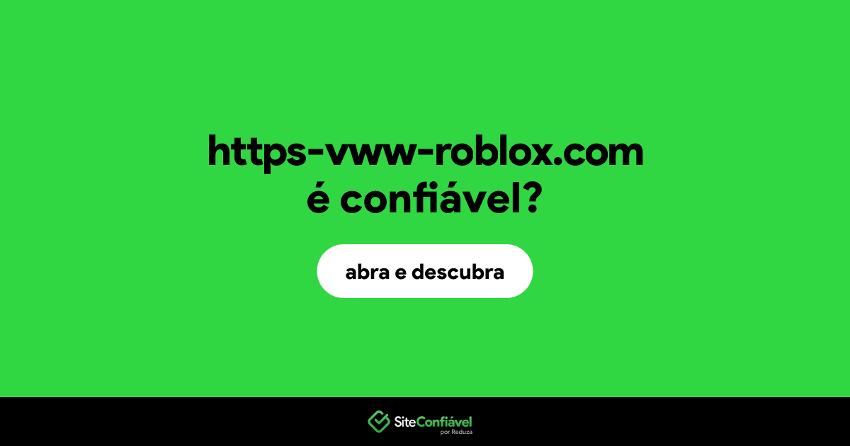 O site https-vww-roblox.com é confiável?