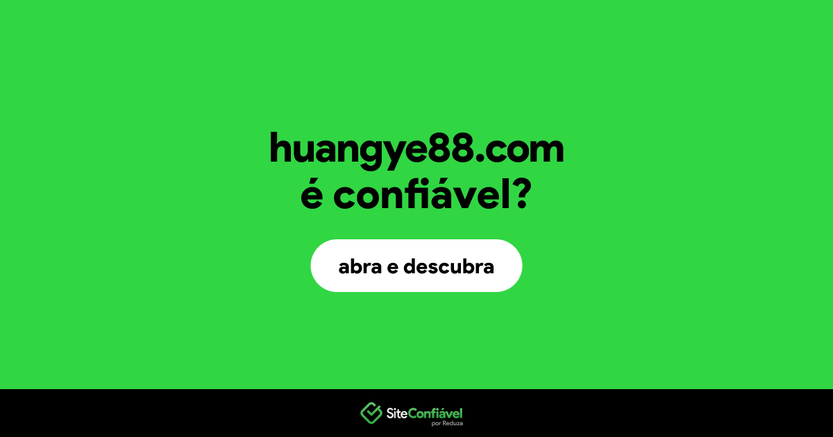 O site huangye88.com é confiável?