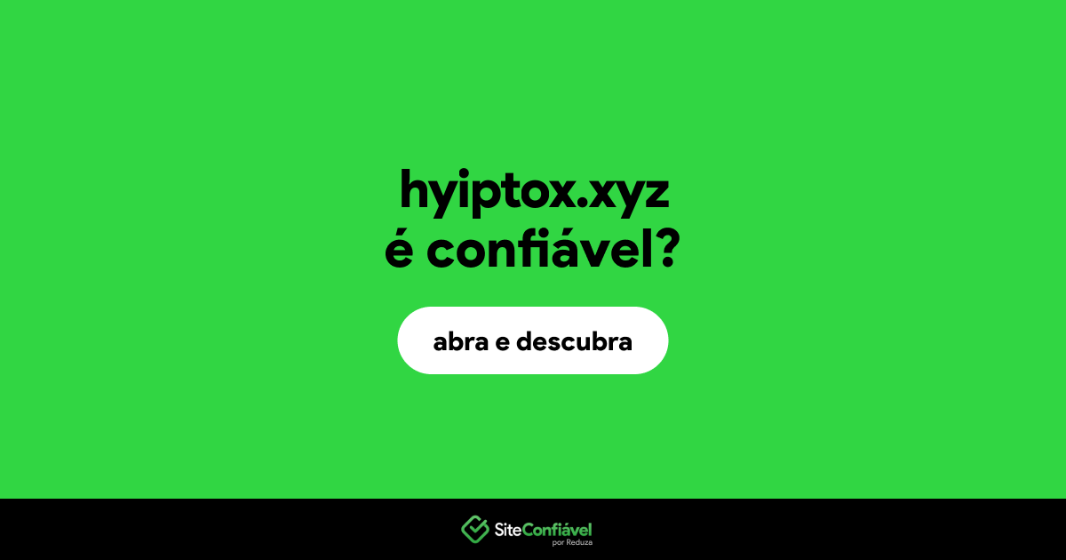 O site hyiptox.xyz é confiável?