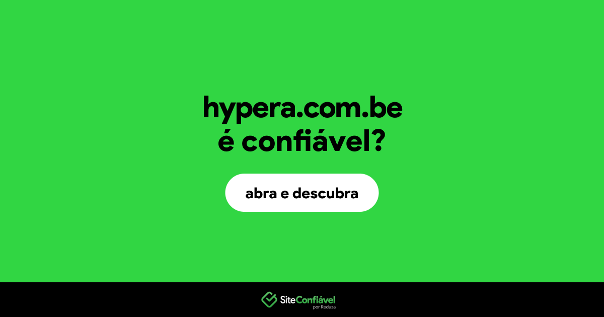 O site hypera.com.be é confiável?