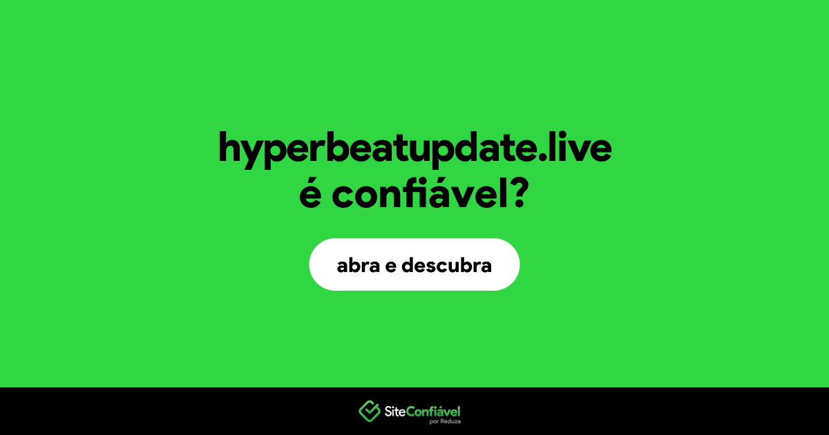 O site hyperbeatupdate.live é confiável?