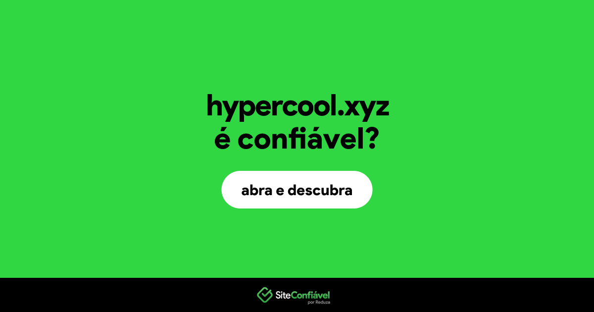 O site hypercool.xyz é confiável?