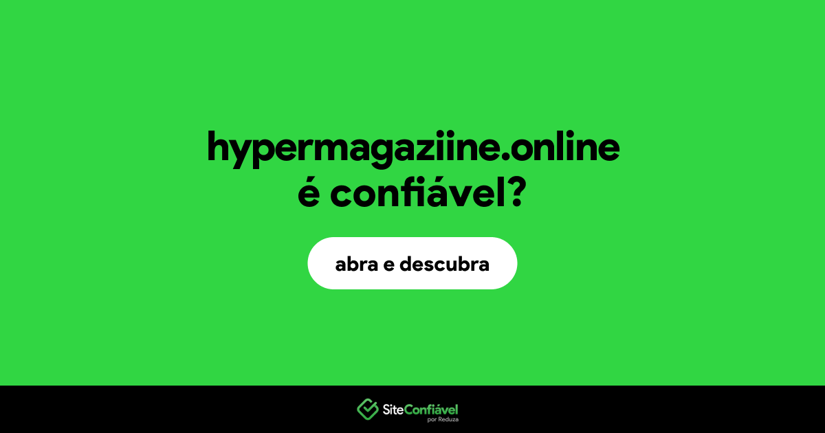 O site hypermagaziine.online é confiável?