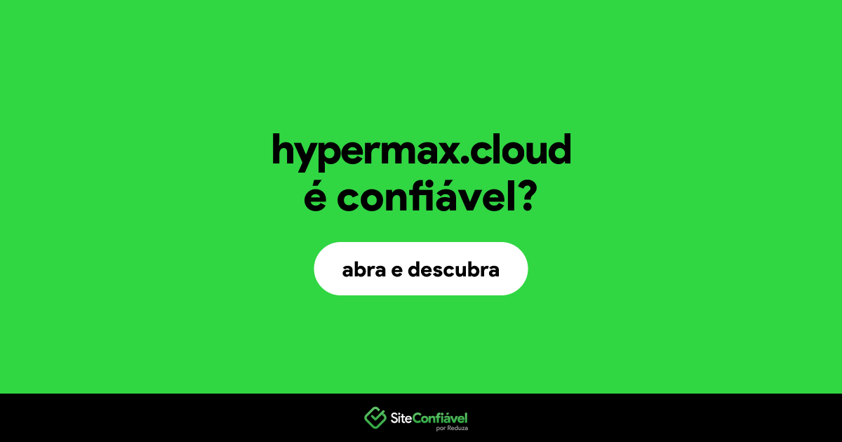 O site hypermax.cloud é confiável?