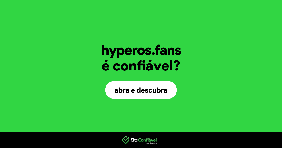 O site hyperos.fans é confiável?