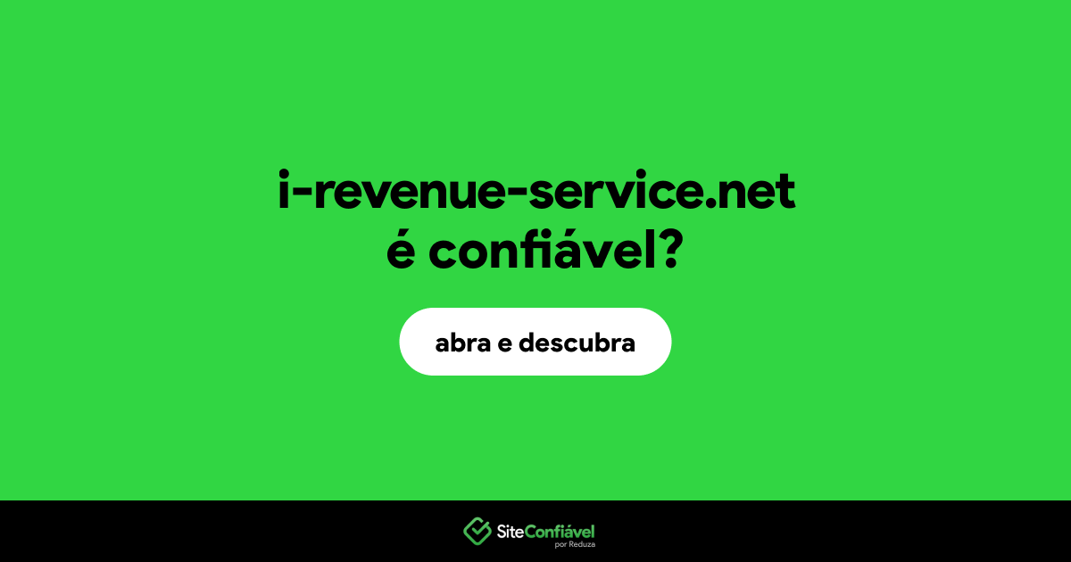 O site i-revenue-service.net é confiável?