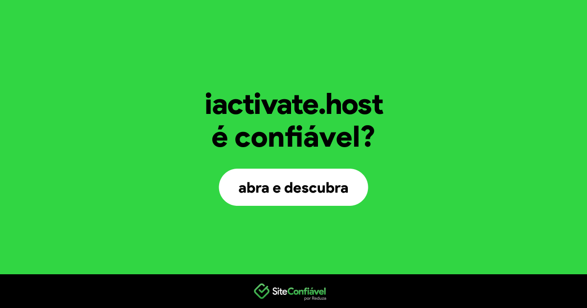 O site iactivate.host é confiável?