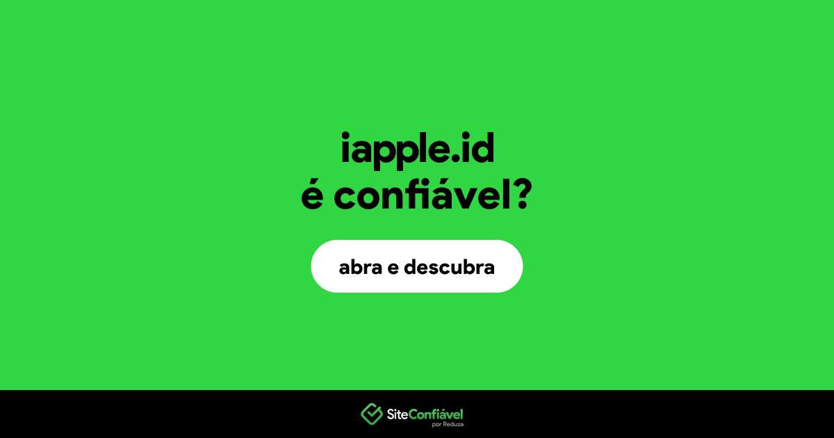 O site iapple.id é confiável?