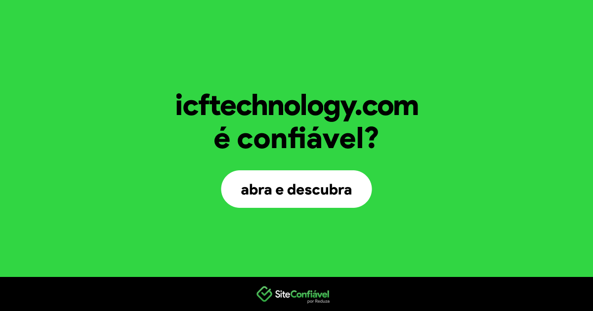 O site icftechnology.com é confiável?