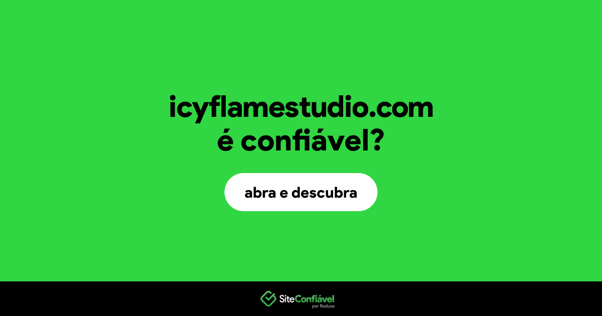 O site icyflamestudio.com é confiável?