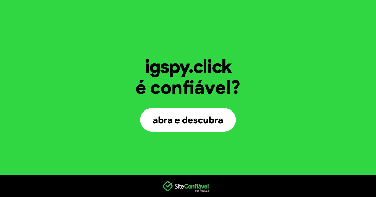 O site igspy.click é confiável?