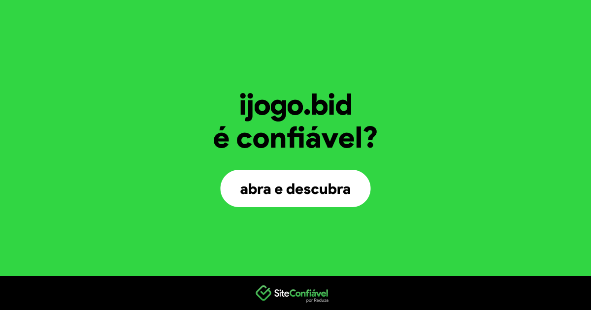 O site ijogo.bid é confiável?