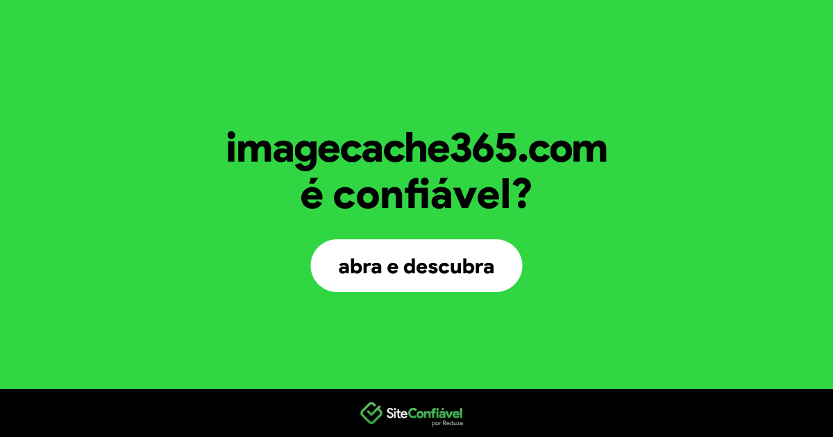 O site imagecache365.com é confiável?