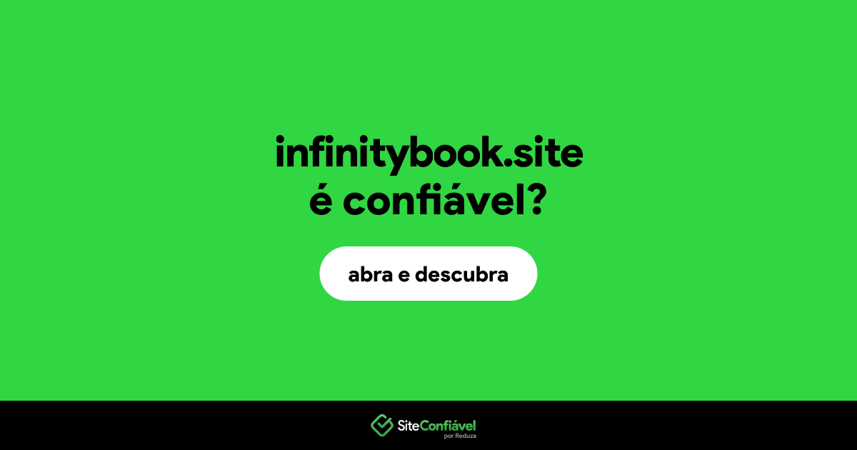 O site infinitybook.site é confiável?