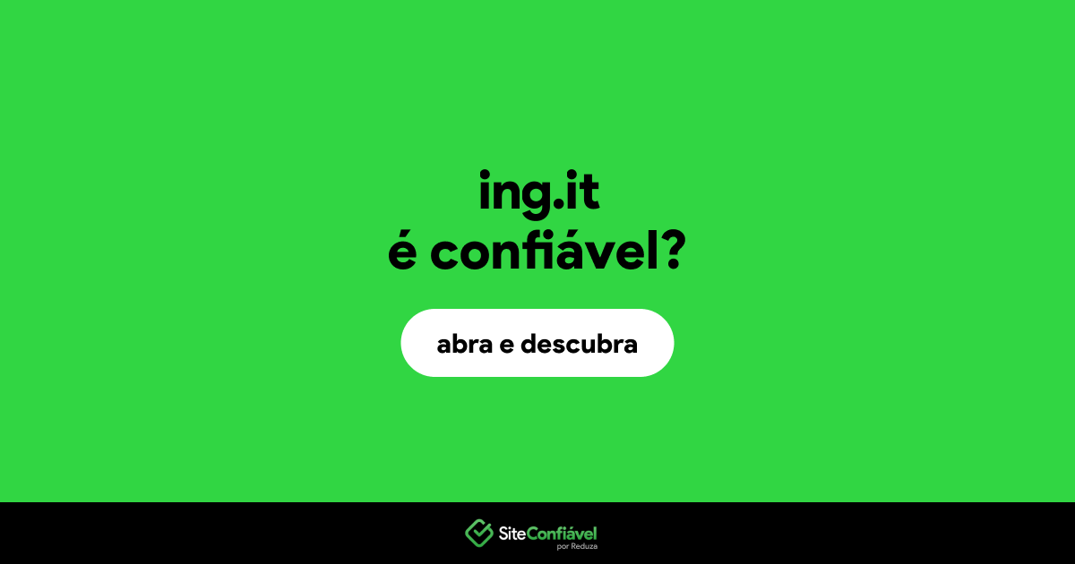 O site ing.it é confiável?