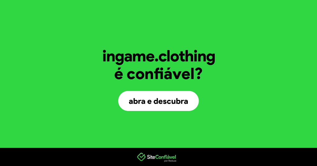 O site ingame.clothing é confiável?