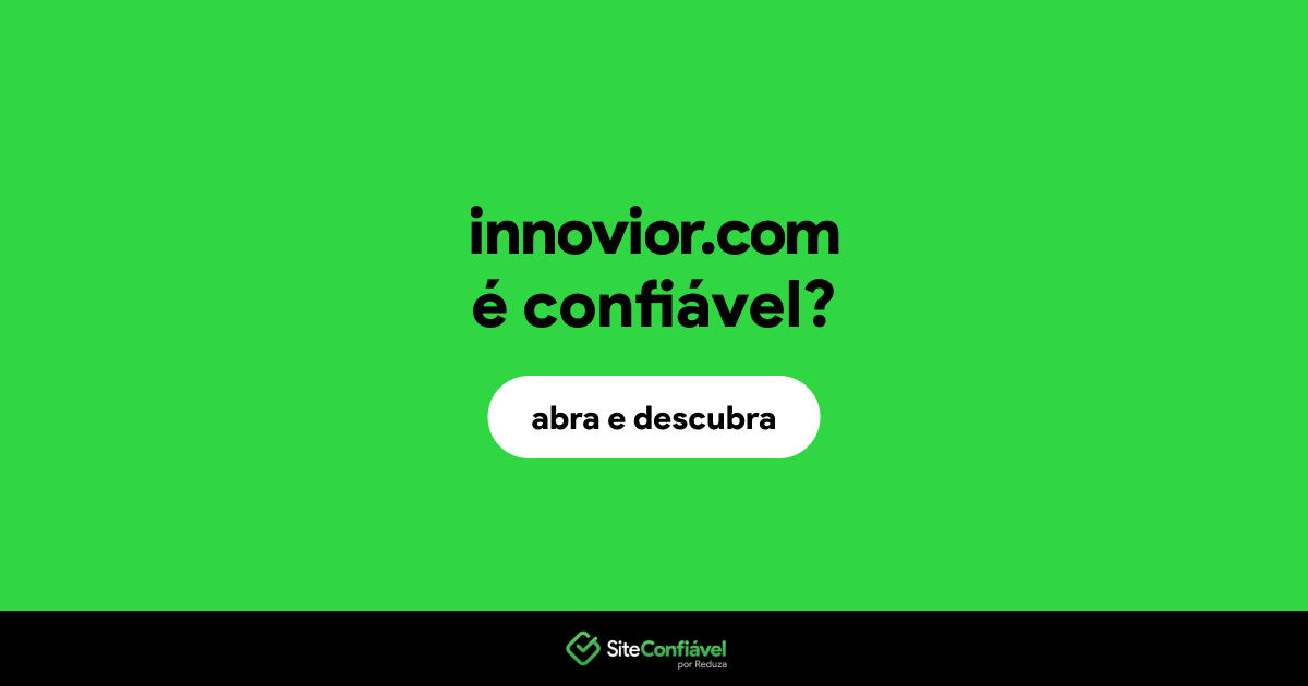 O site innovior.com é confiável?