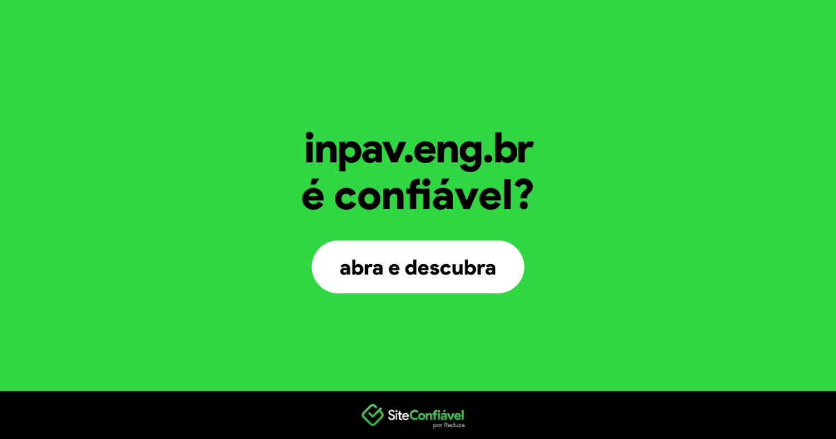 O site inpav.eng.br é confiável?