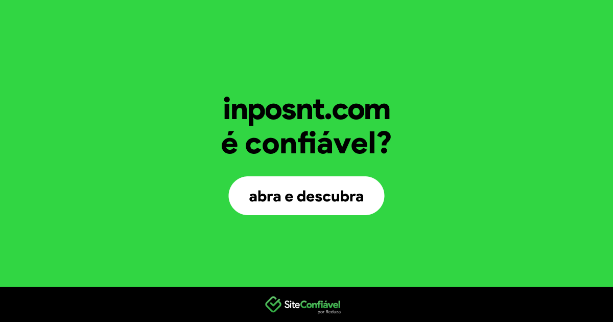 O site inposnt.com é confiável?