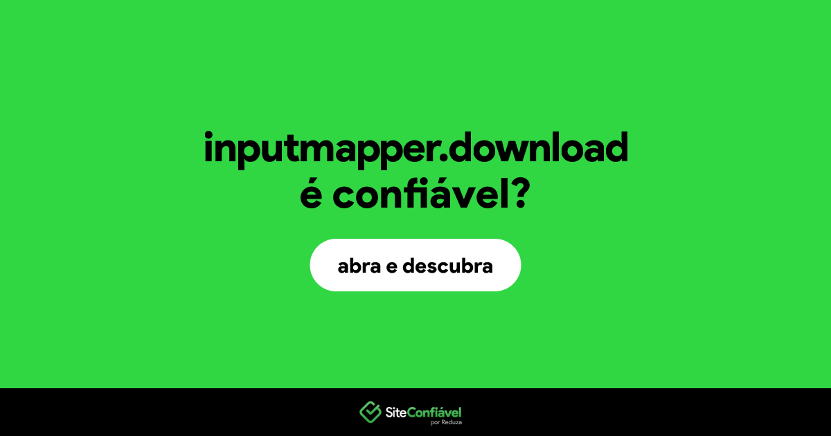O site inputmapper.download é confiável?