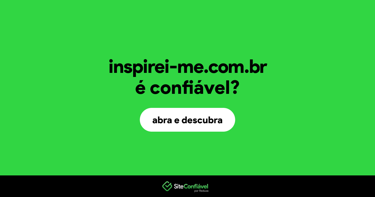 O site inspirei-me.com.br é confiável?