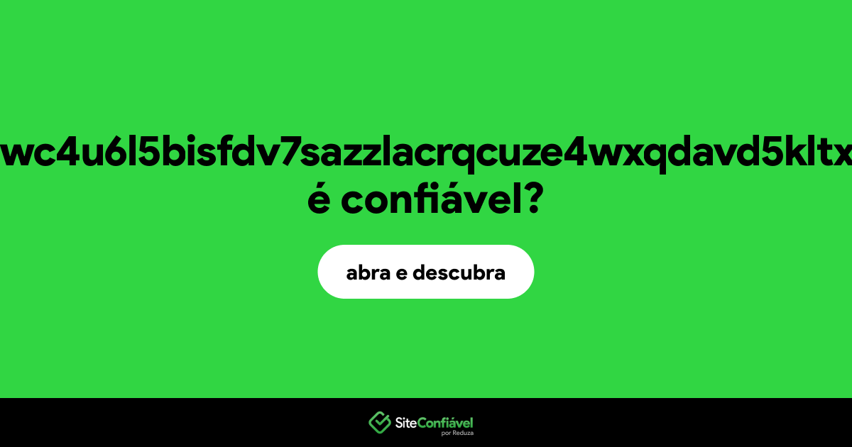 O site intel5vmppiwc4u6l5bisfdv7sazzlacrqcuze4wxqdavd5kltxru7qd.onion é confiável?