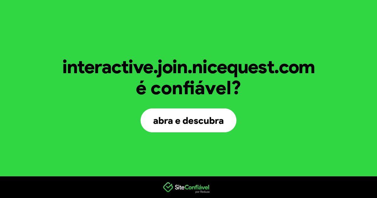 O site interactive.join.nicequest.com é confiável?