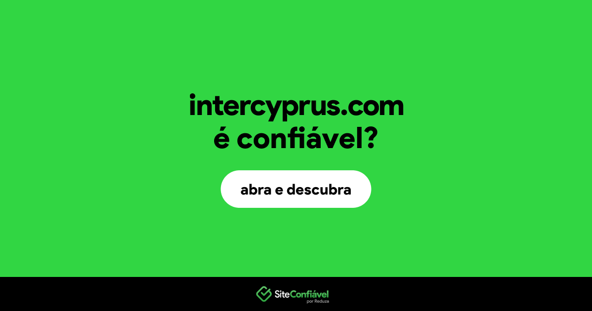 O site intercyprus.com é confiável?