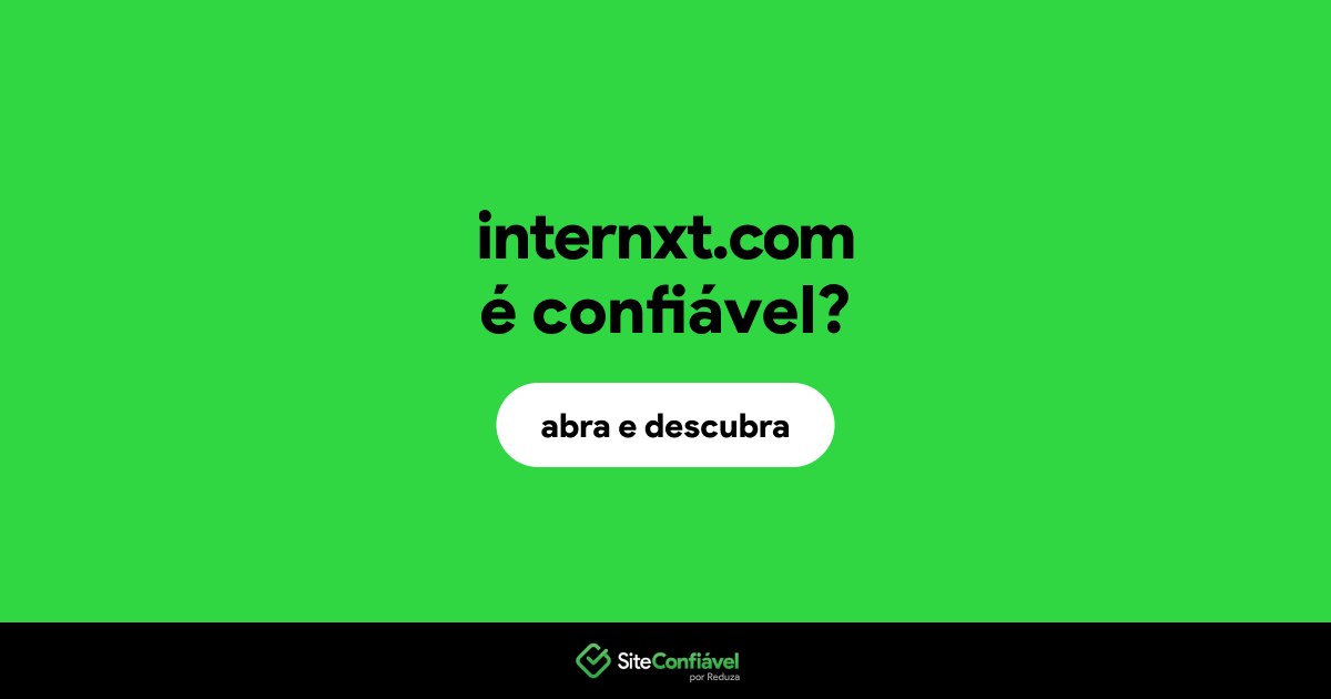 O site internxt.com é confiável?