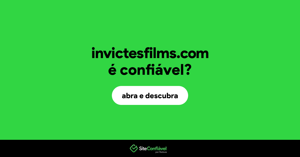 O site invictesfilms.com é confiável?
