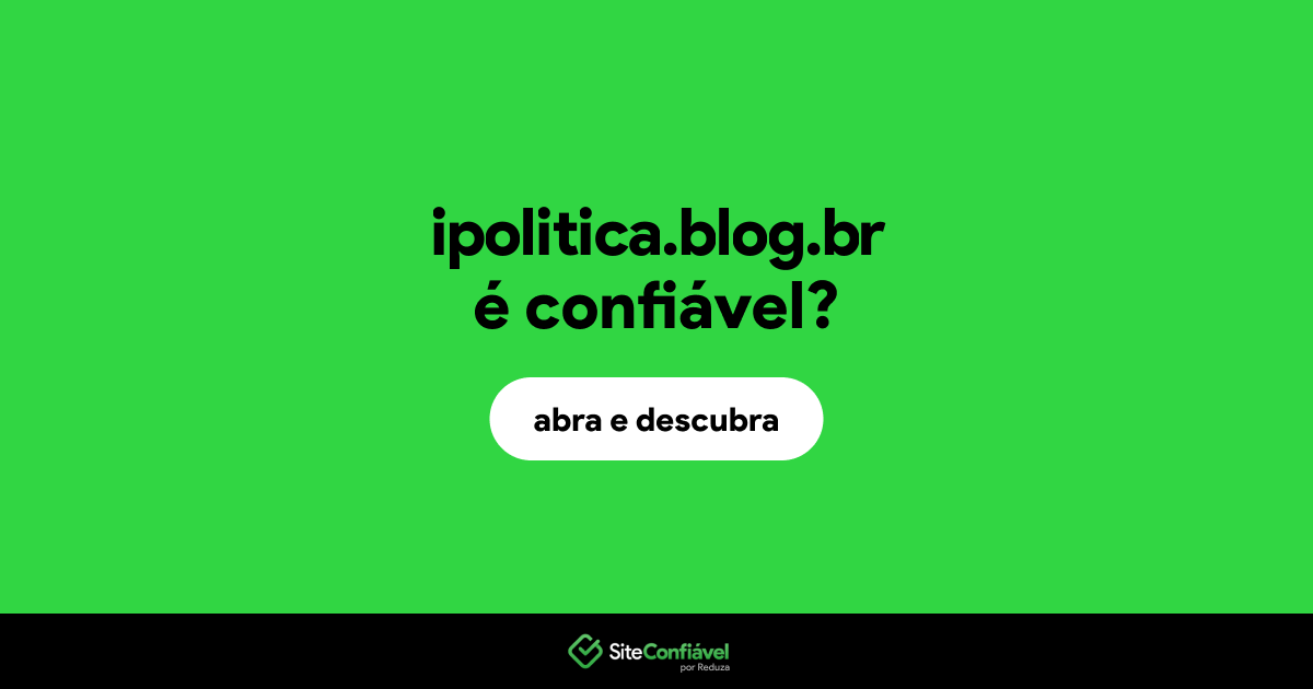 O site ipolitica.blog.br é confiável?