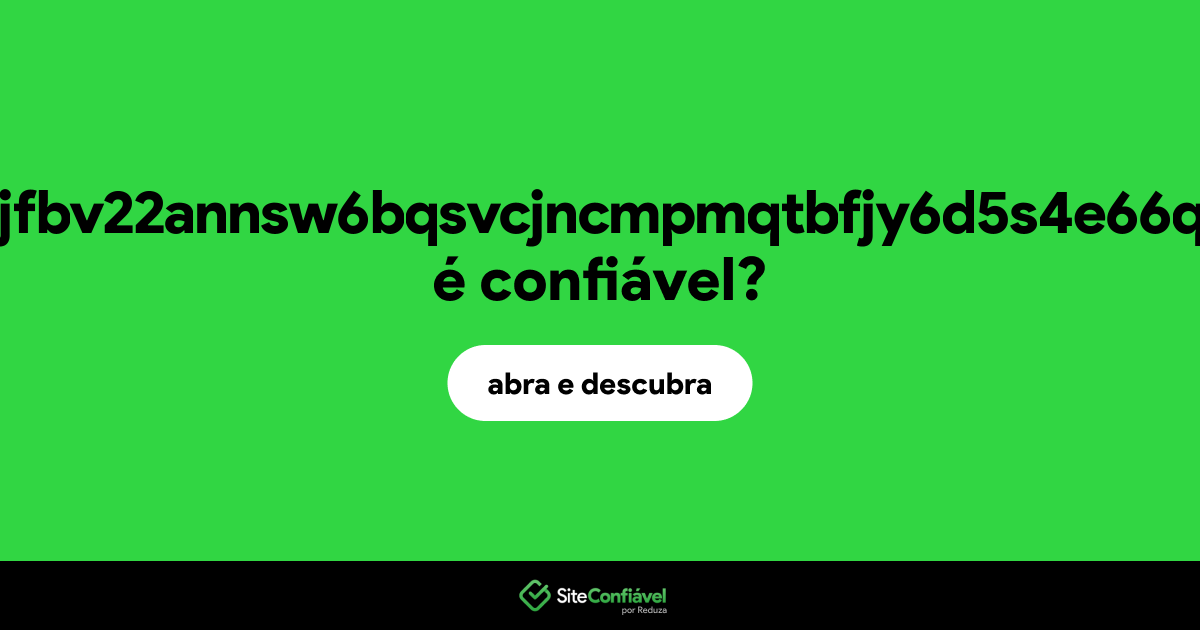 O site iqosv7ozbt23jfbv22annsw6bqsvcjncmpmqtbfjy6d5s4e66qku3sad.onion é confiável?