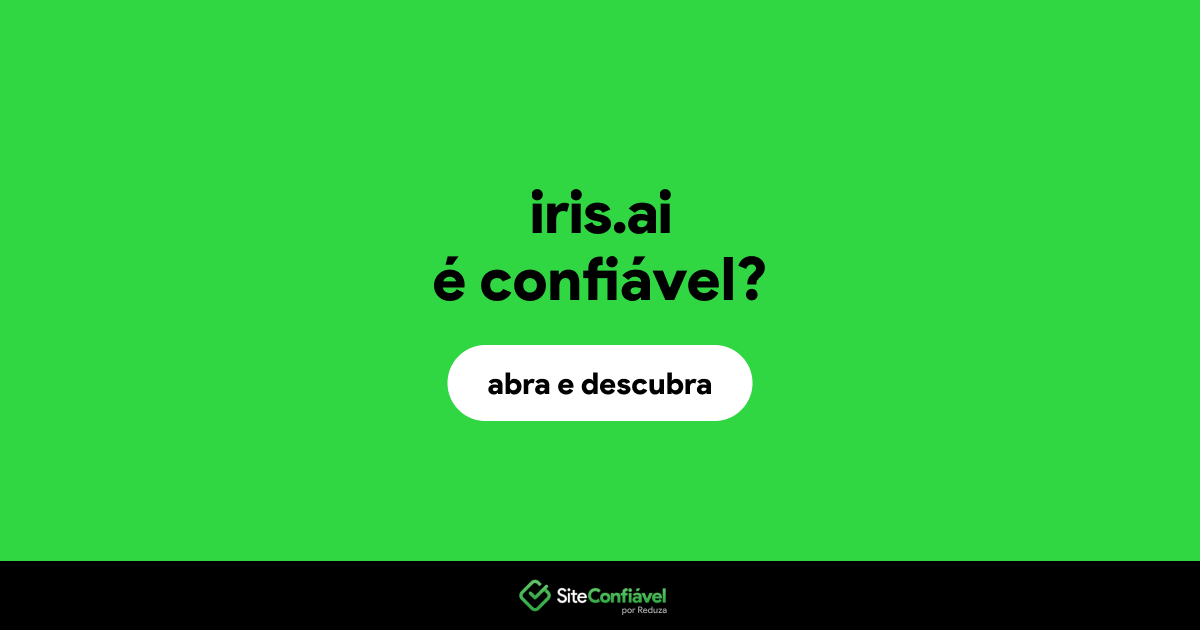 O site iris.ai é confiável?