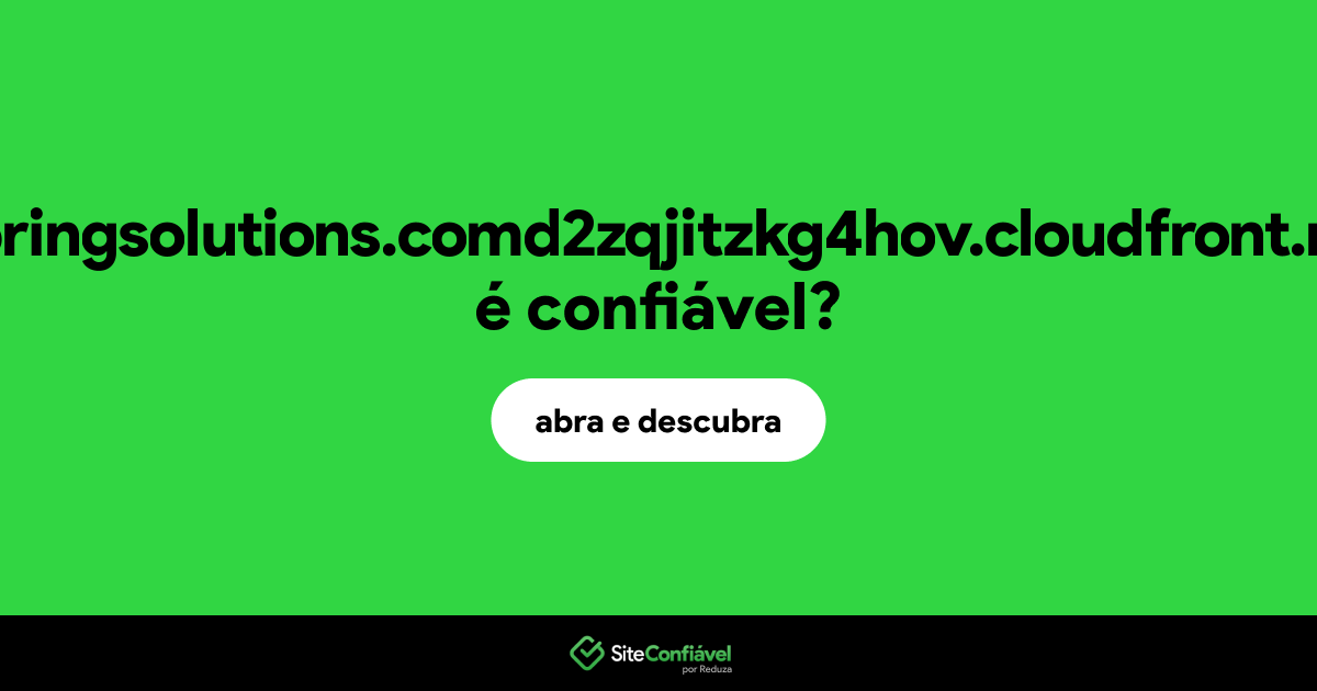 O site ispringsolutions.comd2zqjitzkg4hov.cloudfront.net é confiável?