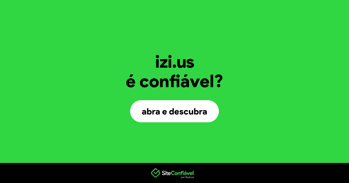 O site izi.us é confiável?