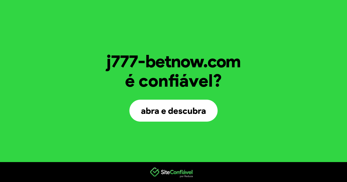 O site j777-betnow.com é confiável?