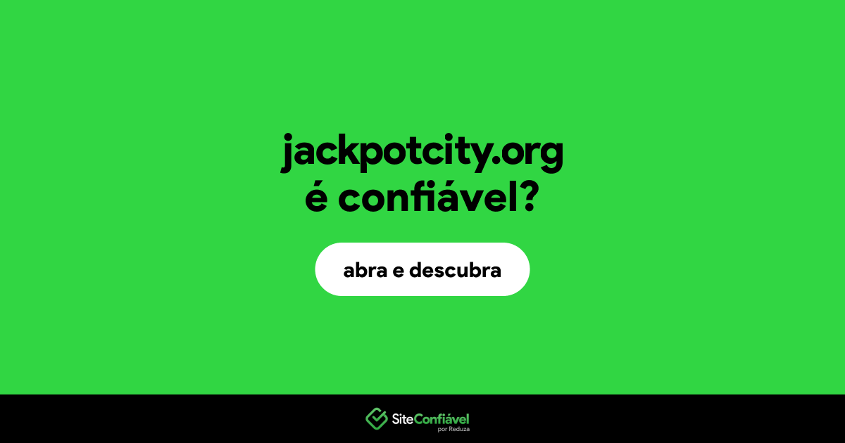 O site jackpotcity.org é confiável?