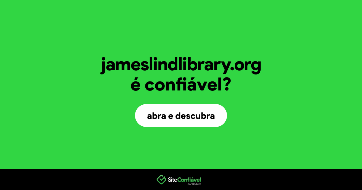 O site jameslindlibrary.org é confiável?