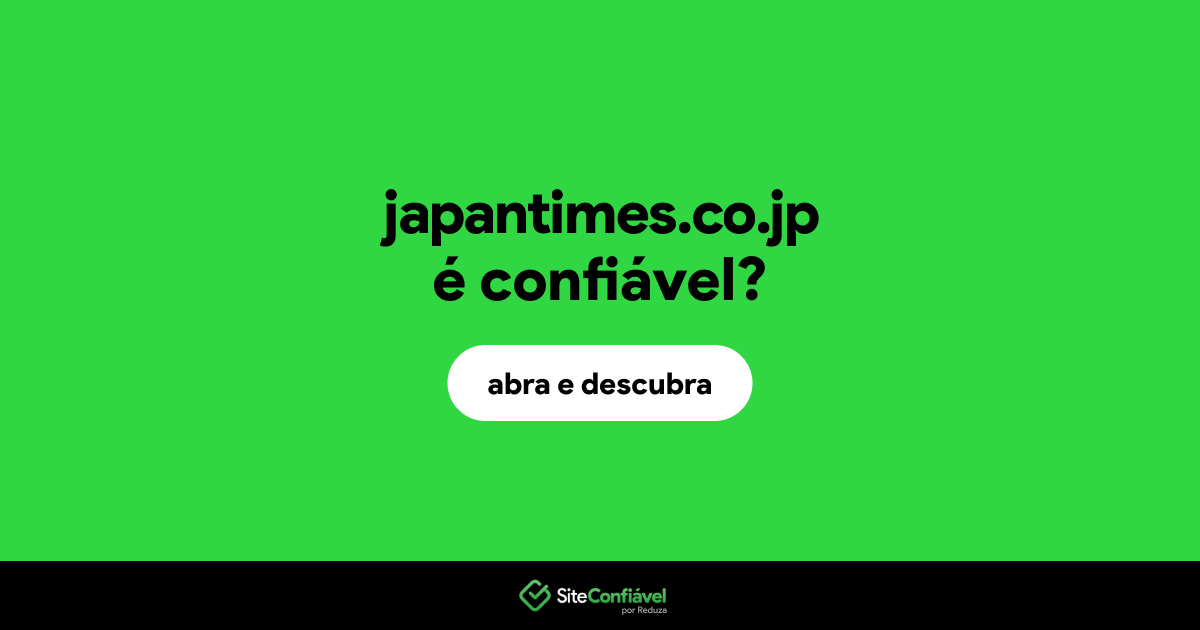 O site japantimes.co.jp é confiável?