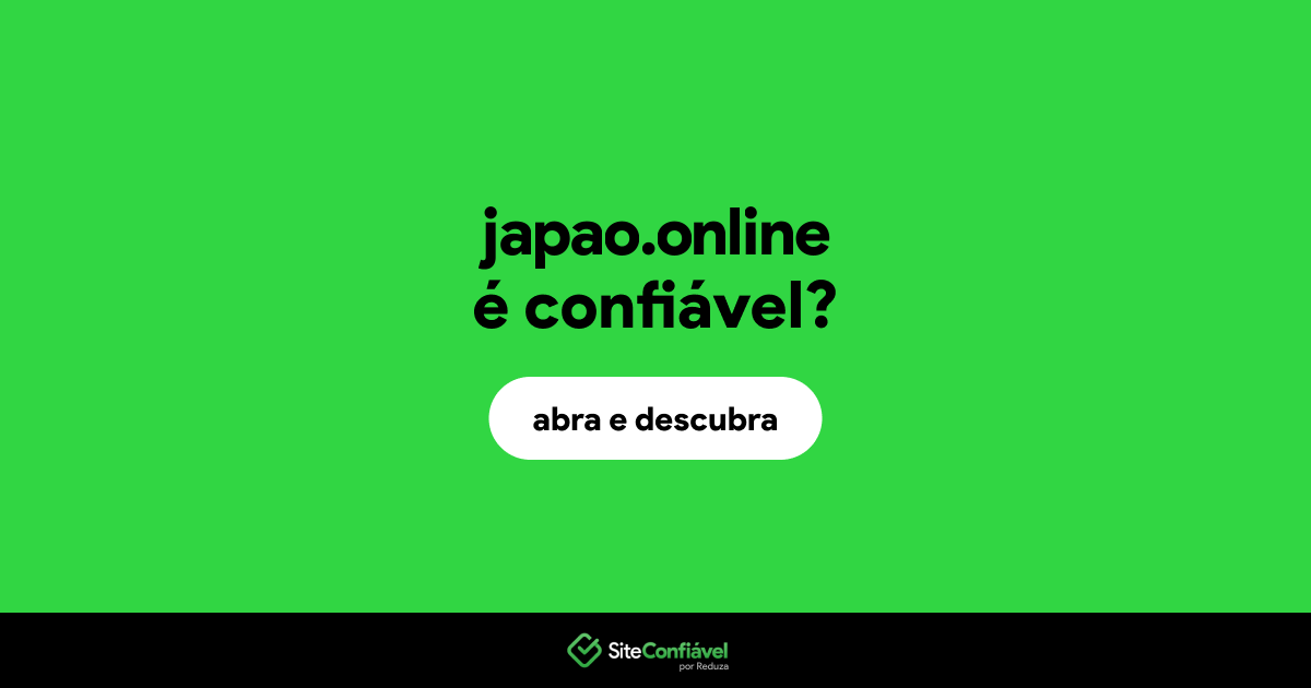 O site japao.online é confiável?