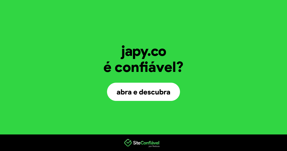O site japy.co é confiável?