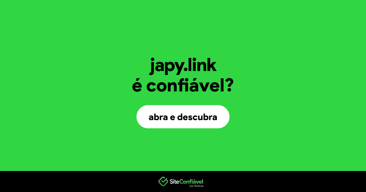 O site japy.link é confiável?