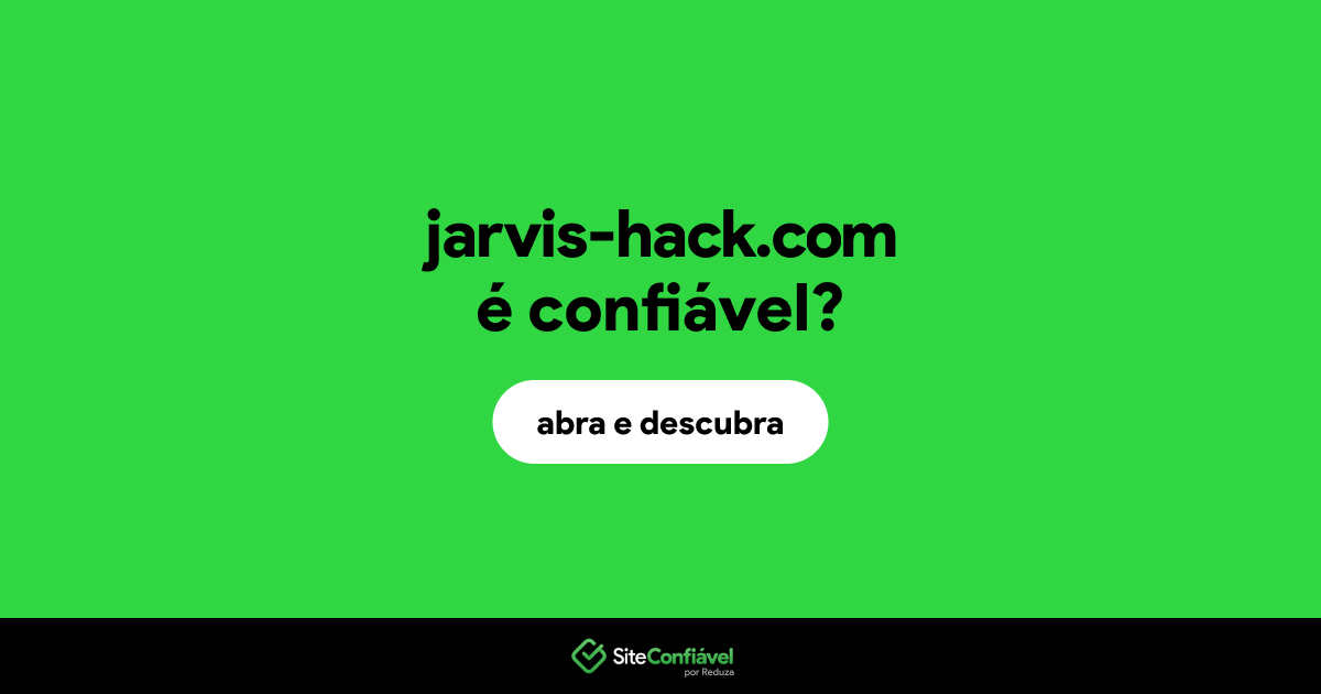 O site jarvis-hack.com é confiável?