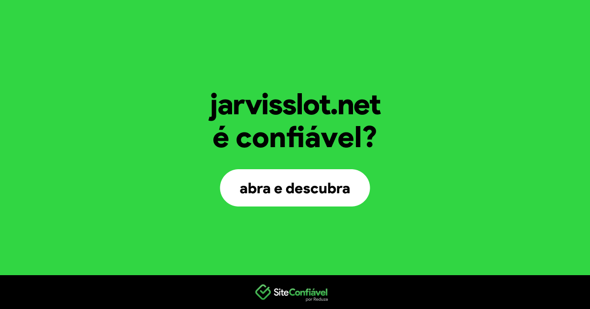 O site jarvisslot.net é confiável?